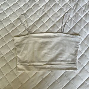 White cut out tank top. Size Small.